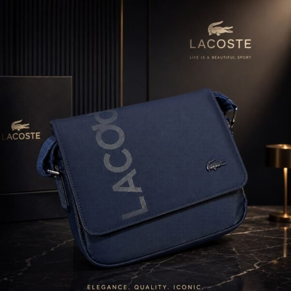 Navy Minimalist Messenger Crossbody Bag